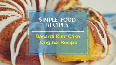 bacardi-rum-cake-original-recipe-youtube image