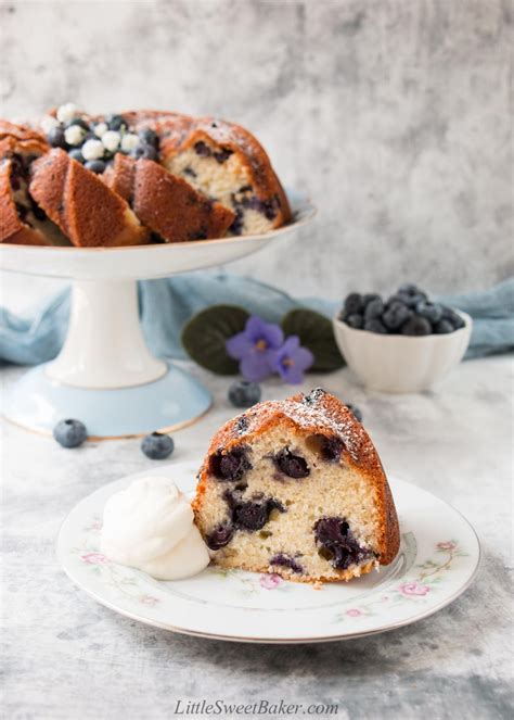 easy-blueberry-cake-recipe-little-sweet-baker image