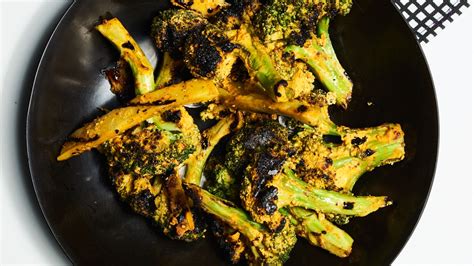 grilled-mustard-broccoli-recipe-bon-apptit image
