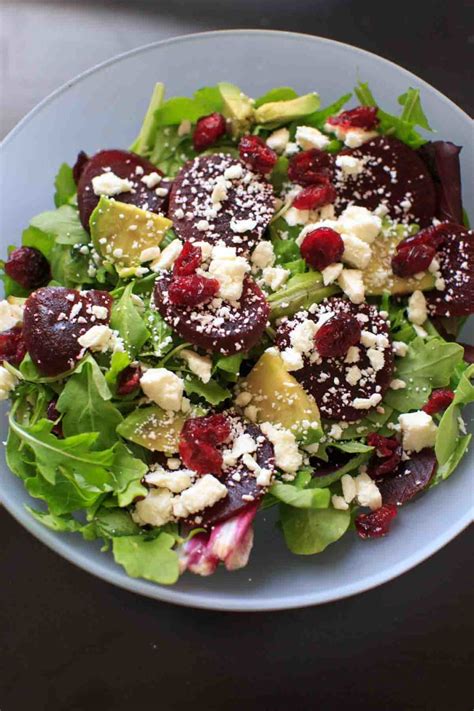 roasted-beet-salad-with-honey-balsamic-vinaigrette image