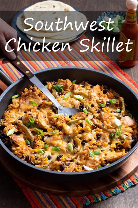 southwest-chicken-skillet-cookthestory image