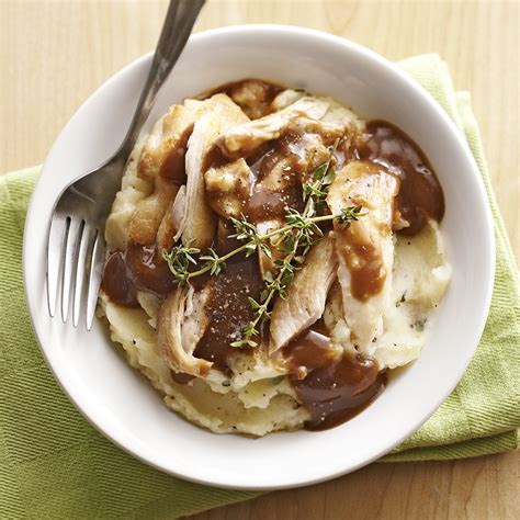 chicken-potato-and-gravy-bowls-eatingwell image