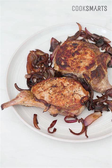 pork-chops-with-balsamic-red-onions-cook-smarts image