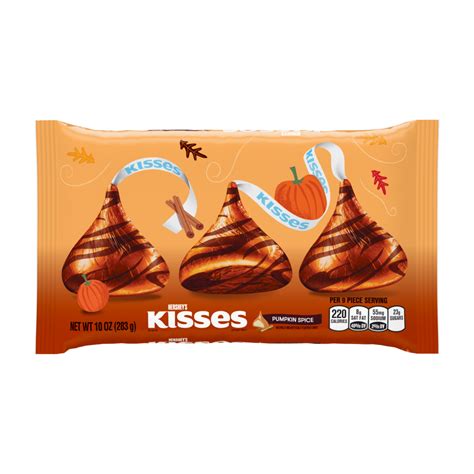 hersheys-kisses-pumpkin-spice-flavored-candies image