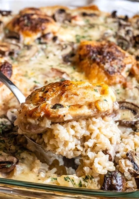 smothered-chicken-and-rice-top image