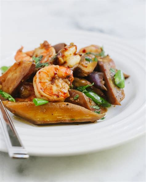 sambal-glazed-eggplant-and-shrimp-kitchen image