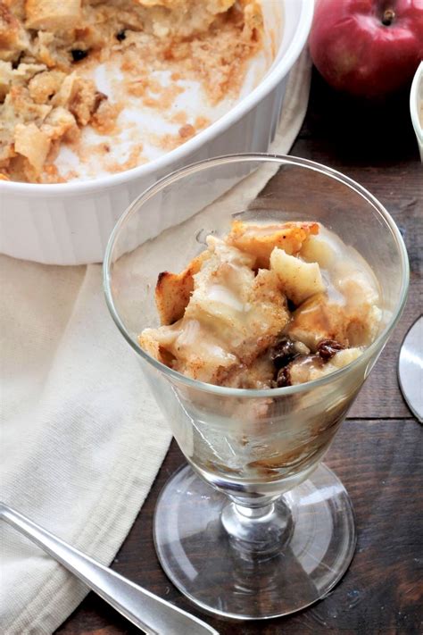 apple-bread-pudding-with-vanilla-sauce-pallet-and-pantry image