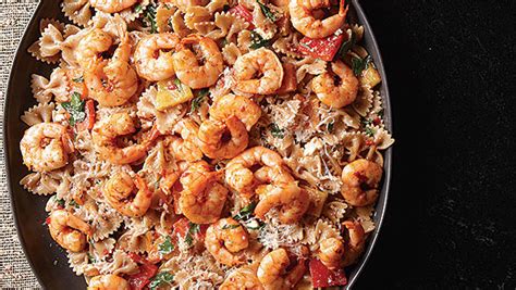 whole-grain-farfalle-with-spicy-shrimp-and-roasted image