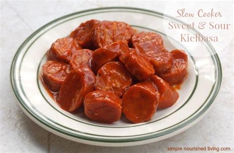 slow-cooker-sweet-and-sour-kielbasa-simple-nourished image