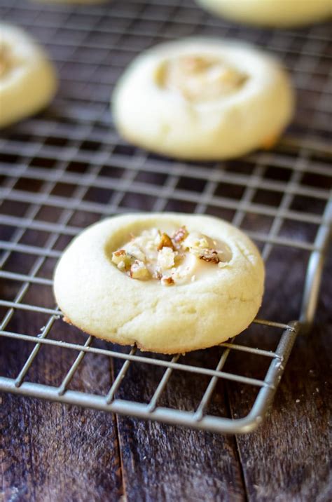brown-butter-iced-thumbprint-cookies image