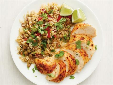 instant-pot-chicken-with-rice-and-peas-food-network image
