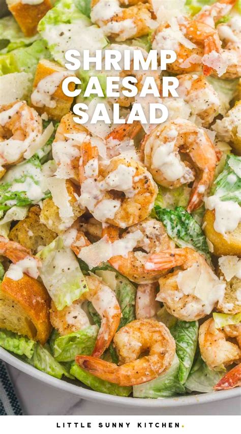 easy-shrimp-caesar-salad-little-sunny-kitchen image
