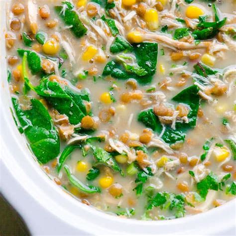 easy-chicken-lentil-soup-recipe-ifoodrealcom image