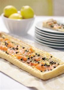 smoked-salmon-puff-pastry-pizza-with-capers-and-dill image