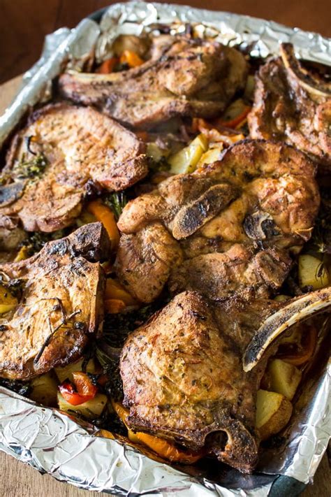 pork-chops-with-roasted-vegetables-the image