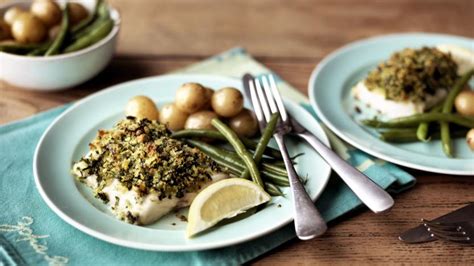 baked-cod-with-herby-crust-recipe-bbc-food image