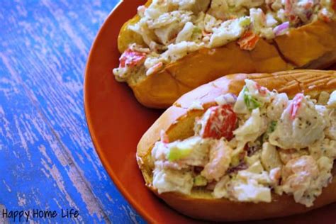 simple-seafood-salad-sandwich-quick-easy-lunch image