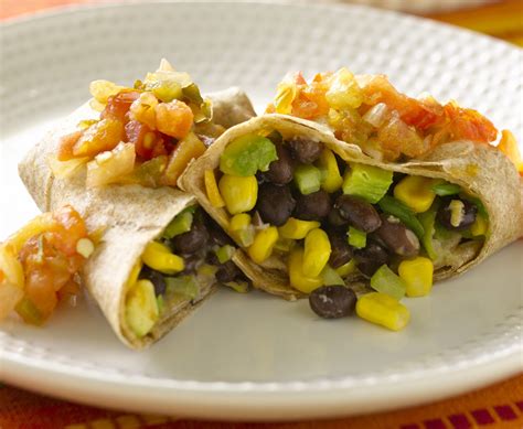 corn-and-black-bean-burritos-meatless-monday-the image
