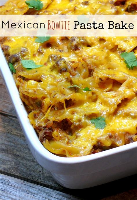 mexican-bowtie-pasta-bake-video-noble-pig image
