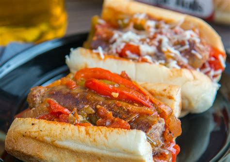 sausage-hoagie-with-peppers-and-onions image