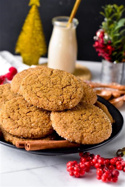 vegan-ginger-cookies-the-conscious-plant-kitchen image