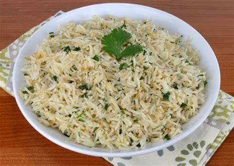 garlic-ginger-rice-with-cilantro-for-the-love-of-cooking image