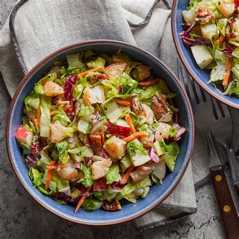 chopped-salad-with-shrimp-apples-pecans-eatingwell image