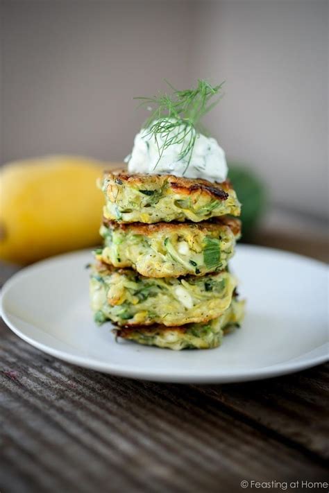 zucchini-fritters-with-feta-and-dill-feasting-at-home image