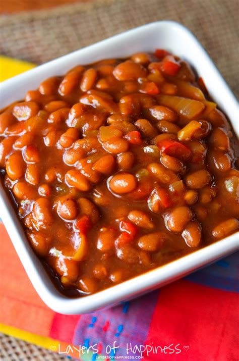 crockpot-vegetarian-baked-beans-layers-of-happiness image