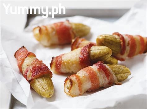 bacon-wrapped-banana-bites-recipe-yummyph image