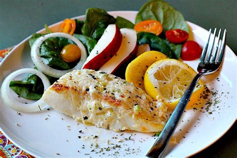 heavenly-halibut-broiled-halibut-fillets-topped-with-mayonnaise image