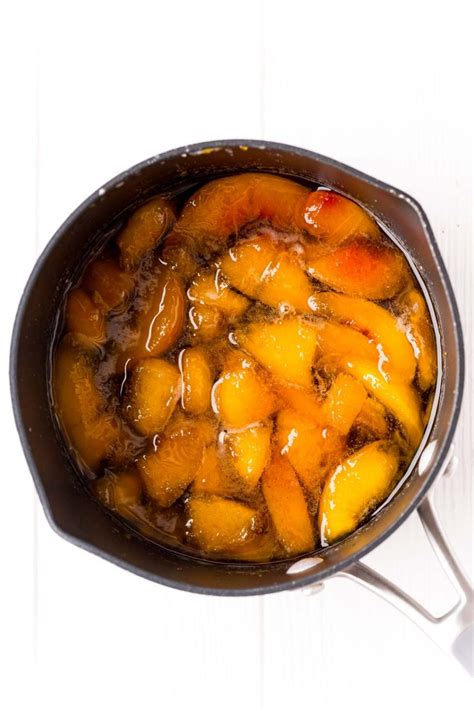 homemade-peach-simple-syrup-recipe-sugar-and-soul image
