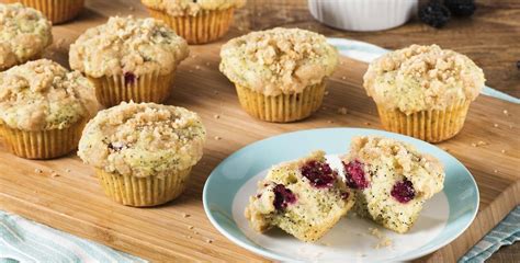 robinhood-lemon-blackberry-crumble-muffins image