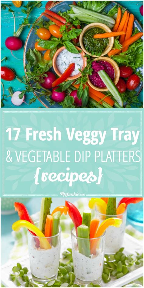 17-fresh-veggie-tray-and-vegetable-dip-platters image