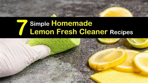 7-simple-homemade-lemon-cleaner-recipes-tips-bulletin image