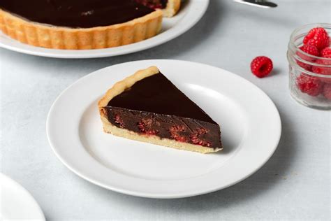 chocolate-raspberry-tart-the-spruce-eats image