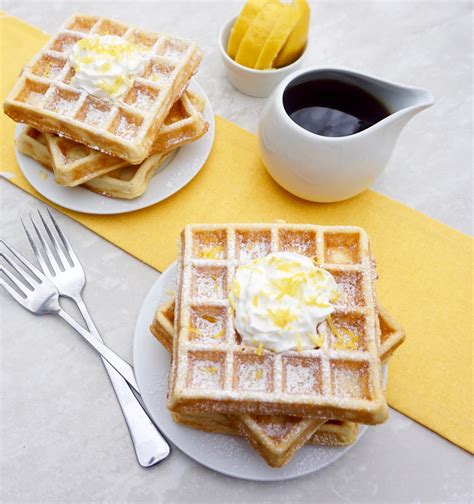 lemon-ricotta-waffles-are-fluffy-with-a-light-lemon-flavor image