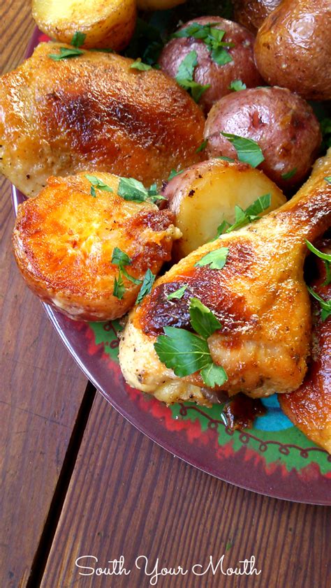buttermilk-ranch-roasted-chicken-with-potatoes image
