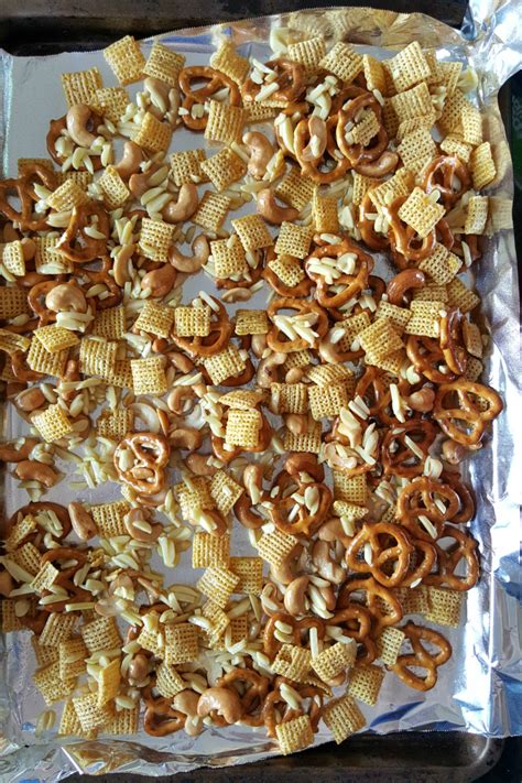 cinnamon-honey-nut-snack-mix-a-kitchen-hoors image