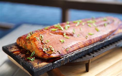 barbecued-salmon-with-brown-sugar-butter-glaze image