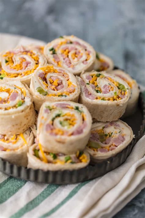 tortilla-roll-ups-ham-and-cheese-pinwheels-easy image