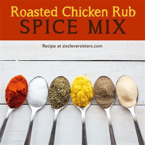 roasted-chicken-rub-spice-mix-six-clever-sisters image