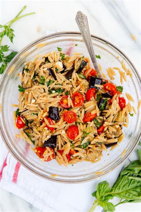 roasted-eggplant-tomato-orzo-pasta-cookie-and-kate image