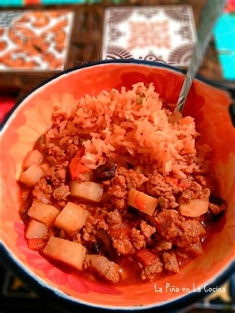 moms-picadillo-con-papaground-beef-in-fresh image