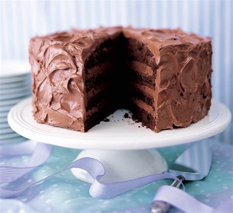 devils-food-cake-with-chocolate-mousse image