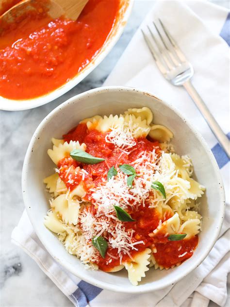 easy-tomato-pasta-sauce-recipe-foodiecrush image