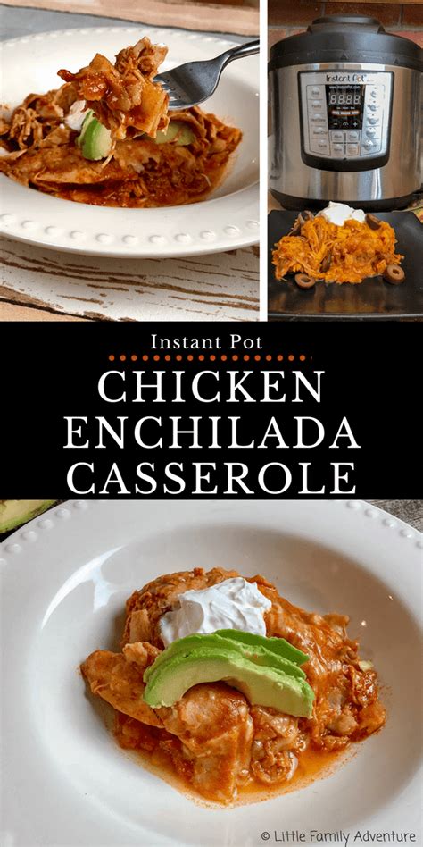 instant-pot-chicken-enchiladas-casserole image