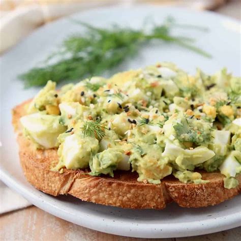 avocado-egg-salad-toast-quick-easy image