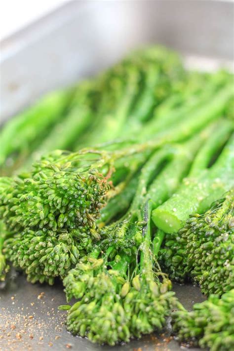 oven-roasted-long-stem-broccoli-a-healthy-and-easy image