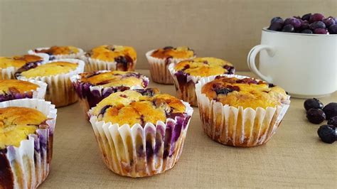 blueberry-and-ricotta-muffins-the-cooking-foodie image